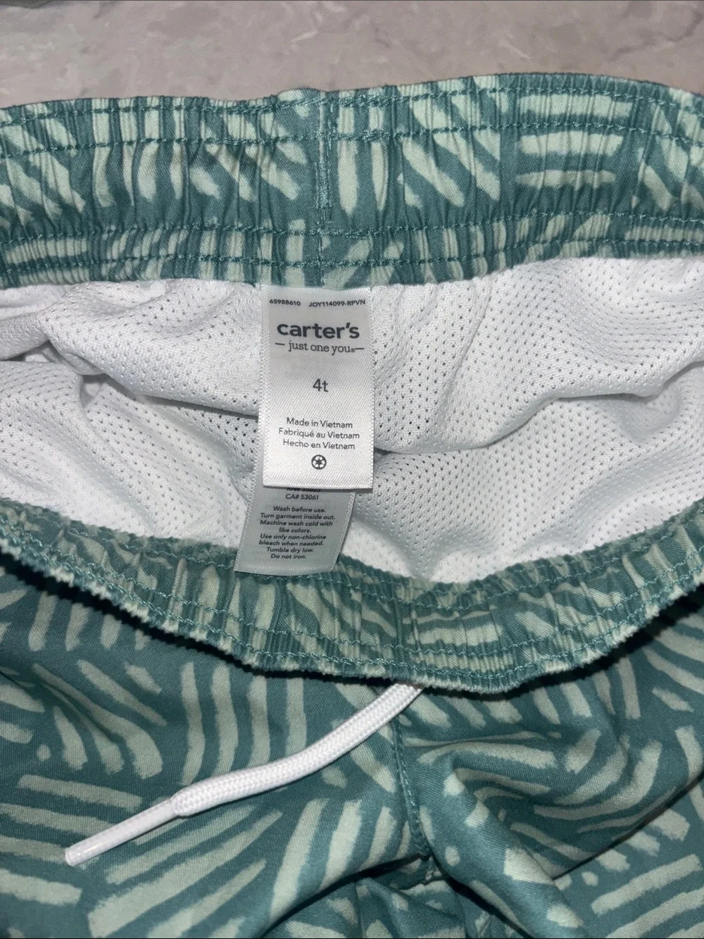 NWT toddler boy long sleeve swim shirt and shorts set